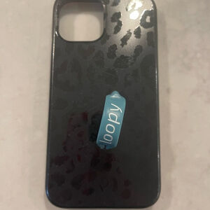 Loopy Case Black Leopard iPhone 12 Pro Case